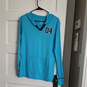 Justice Turquoise Athletic Hoodie